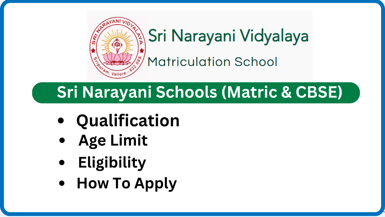 Sri Narayani Schools (Matric & CBSE)